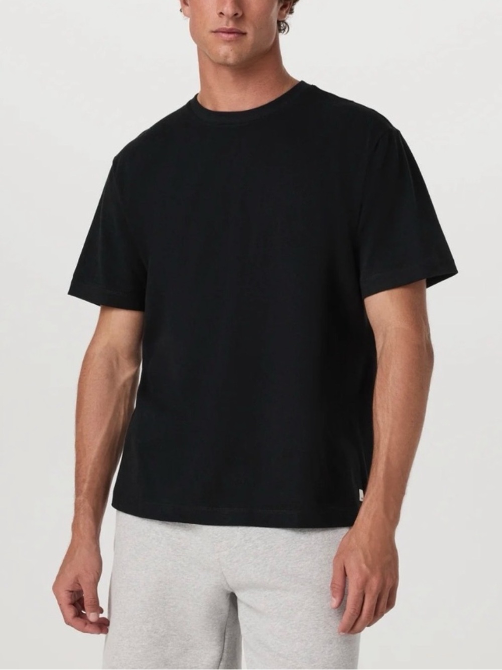 Vuori Heavyweight Organic Cotton Relaxed Fit T-Shirt M Black Men Basic Casual